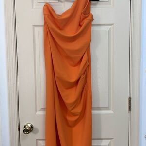 YH & CO Orange Dress